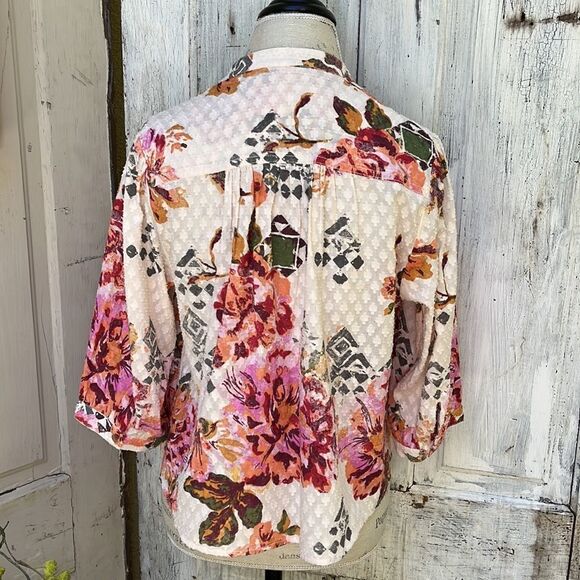 ANTHROPOLOGIE, PILCRO SURF BLOUSE Size M NWOT - Picture 4 of 7